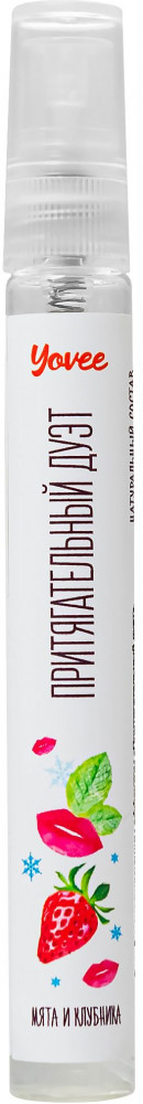 Спрей оральный охлаждающе-возбуждающий со вкусом мяты и клубнки «Притягательный дуэт» | TOYFA