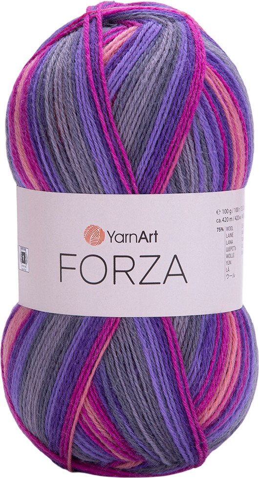Пряжа для вязания «Forza», цвет 2501 секционный | YarnArt