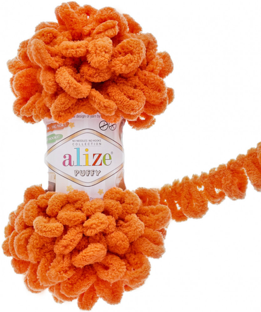 Пряжа для вязания «Puffy», 6 Оранжевый | Alize