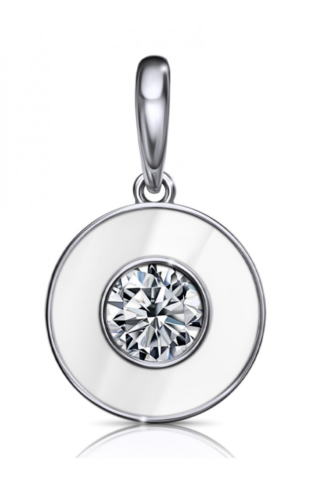 Подвеска из серебра с фианитом | Lucente Silver
