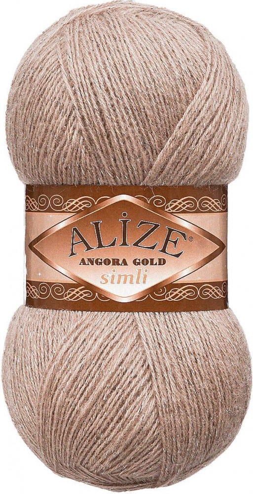Пряжа для вязания «Angora Gold Simli», 541 Норка | Angora Gold | Alize