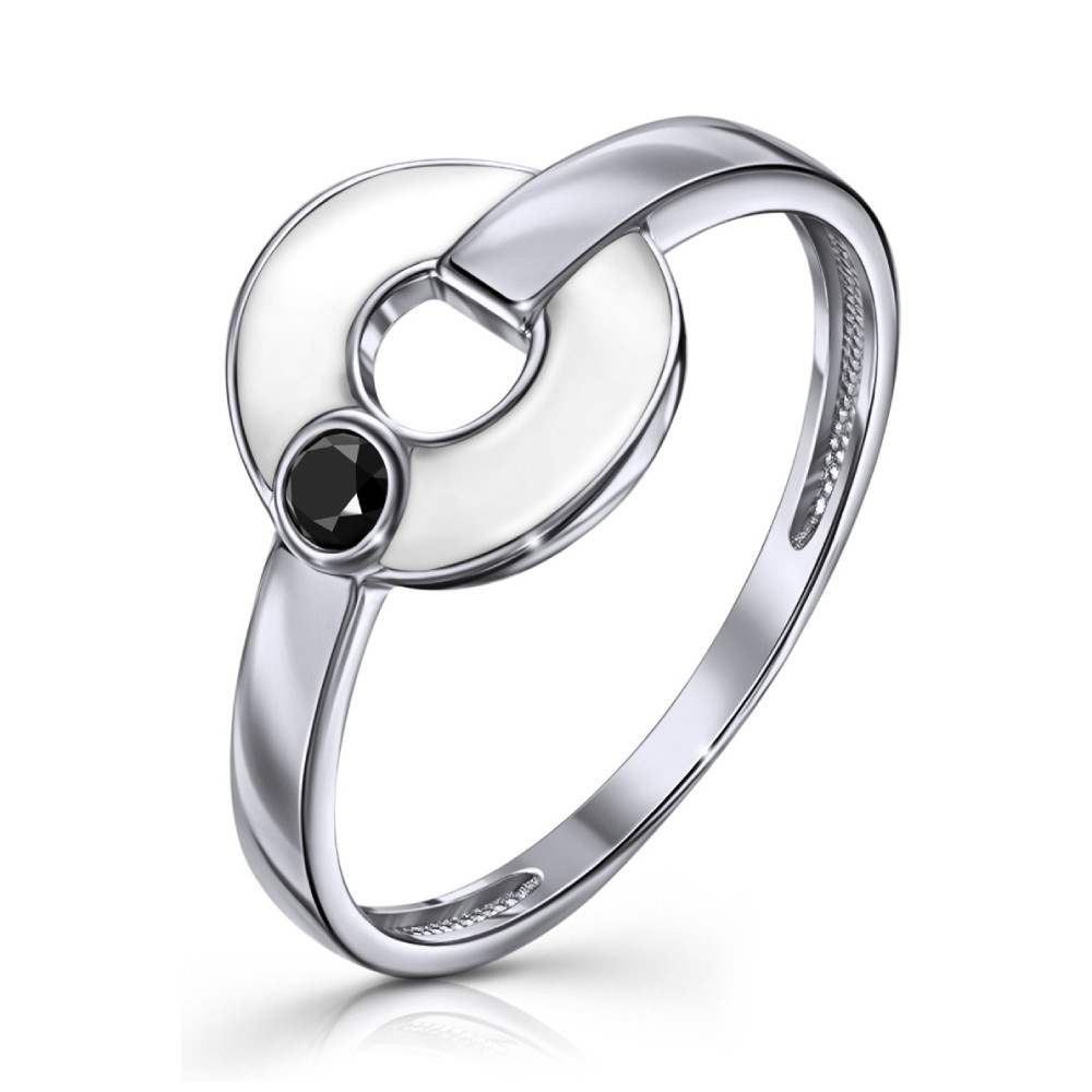 Кольцо из серебра с фианитом | Lucente Silver