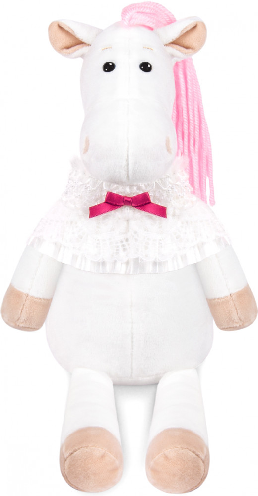 Игрушка мягкая «Лошадка Пинки с воротничком» | Символ года | MaxiToys