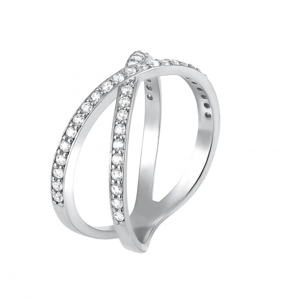 Кольцо из серебра с фианитами | Lucente Silver