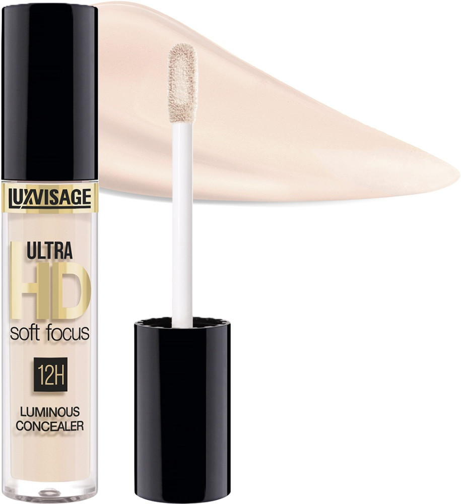 Консилер светоотражающий «Ultra HD soft focus 12H», оттенок 10 | LuxVisage
