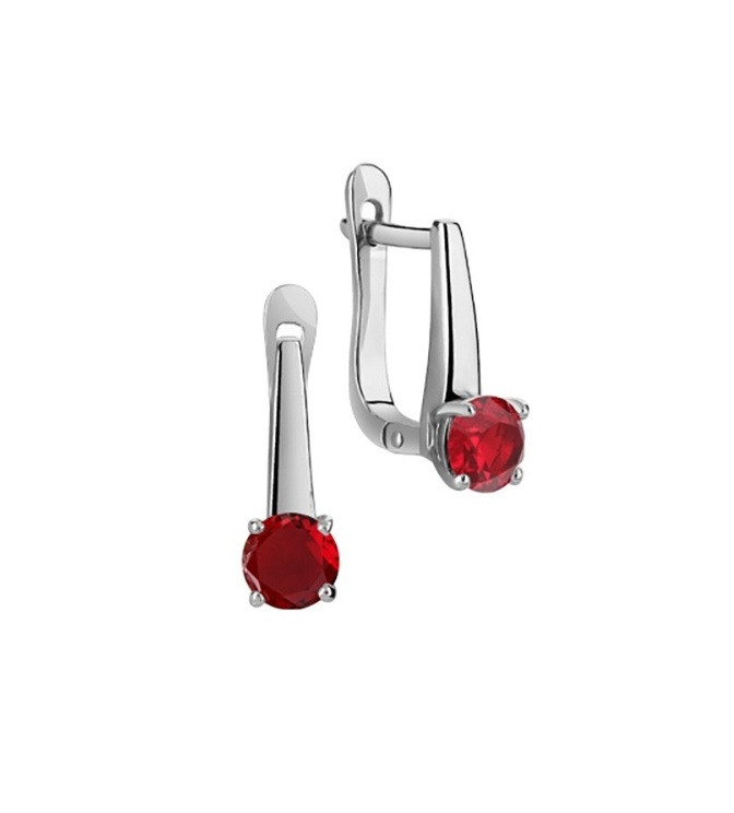 Серьги из серебра с алпанитом | Lucente Silver