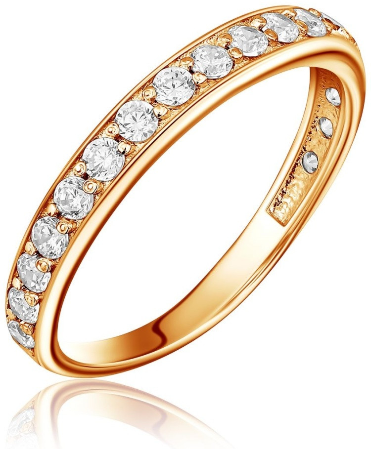 Кольцо из золочёного серебра | Lucente Silver