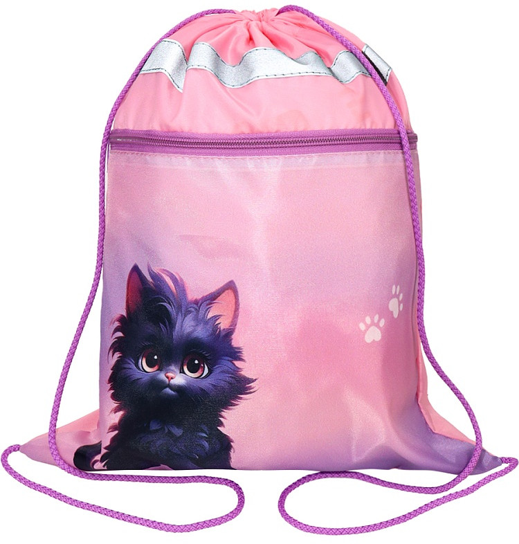 Мешок для обуви «Черный котик» | Проф-Пресс