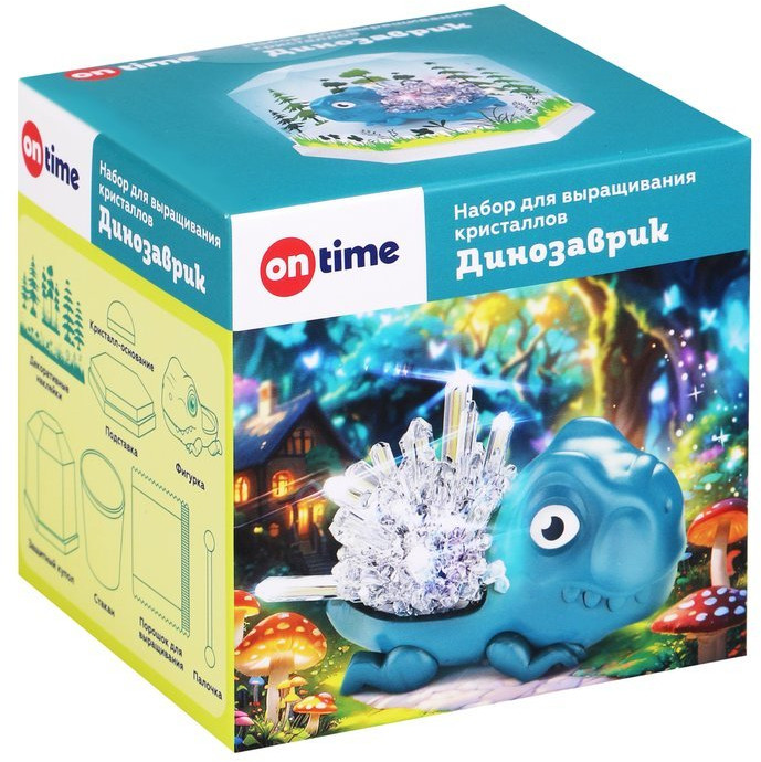 Набор для выращивания кристаллов «Динозаврик» | On Time
