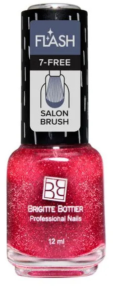 Лак для ногтей с эффектом светоотражения «Flash», оттенок 03 Ярко-розовый | Flash | Brigitte Bottier