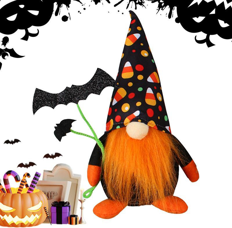 Интерьерная игрушка «Гном с летучей мышью» | Halloween Collection