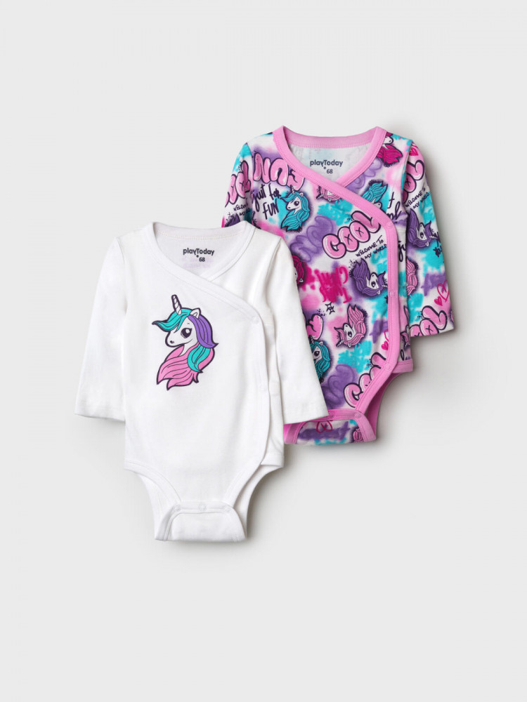 Комплект боди для девочек | PlayToday