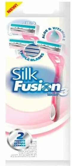 Набор станков для бритья одноразовых женских | Silk Fusion 3 | Джигит