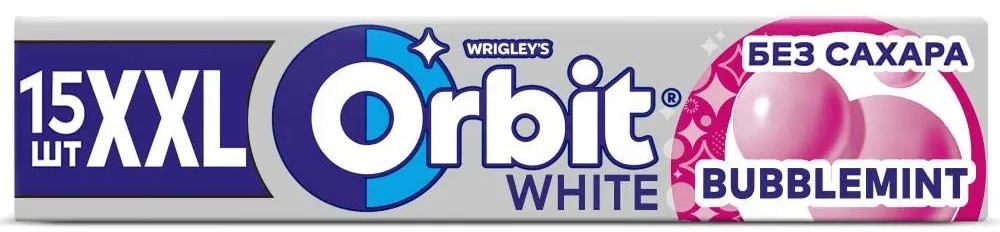 Жевательная резинка XXL «Bubblemint» | White | Orbit