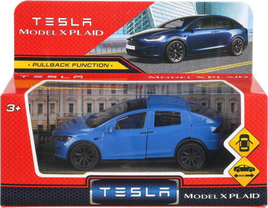 Машина инерционная «Tesla Model X Plaid»