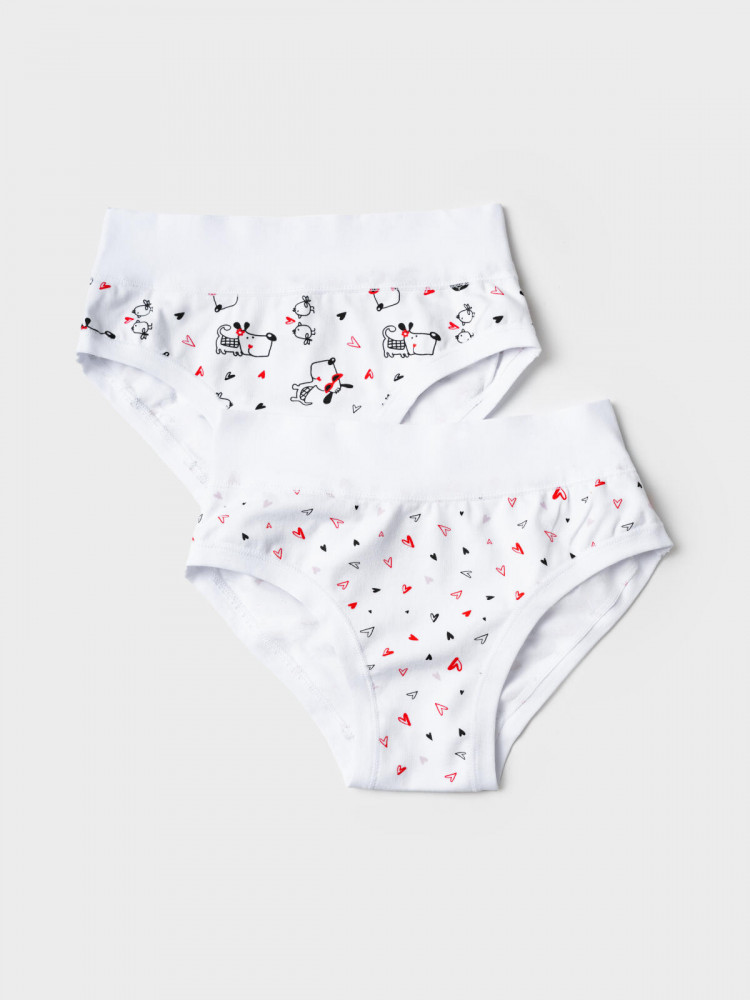 Трусы-слип для девочек комплект | PlayToday