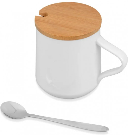 Кружка c крышкой и ложкой «Holz»