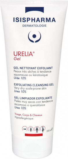 Очищающий отшелушивающий гель для лица, тела и волос