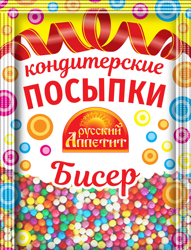 Кондитерскаяие посыпка «Бисер» | Русский аппетит