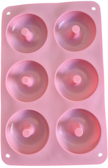 Силиконовая форма для выпечки пончиков