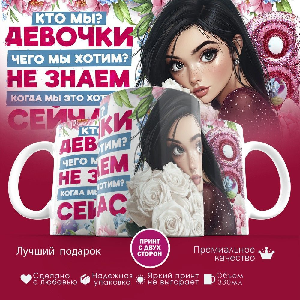 Кружка с принтом «Кто мы? Чего мы хотим? Когда мы это хотим?» | TopPoshiv