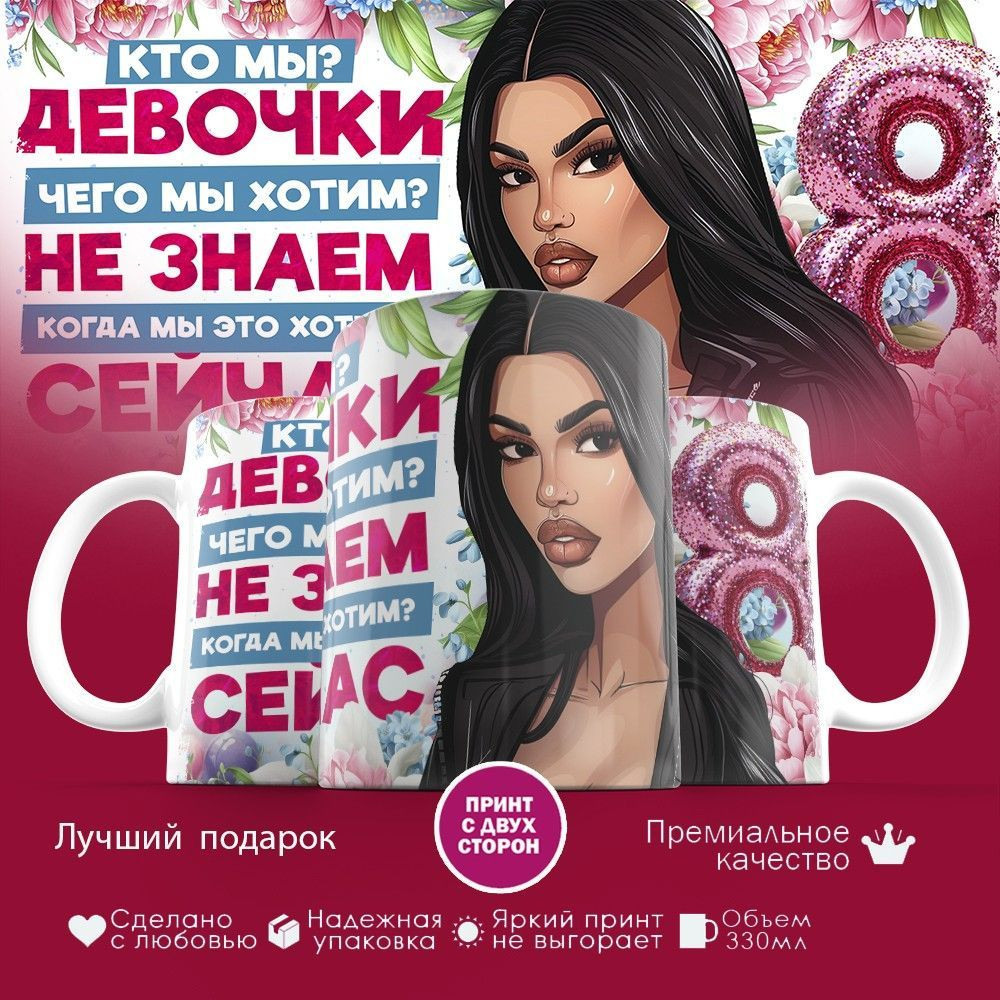 Кружка с принтом «Кто мы? Чего мы хотим? Когда мы это хотим?» | TopPoshiv