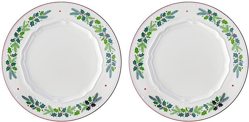 Набор тарелок «Nordic winter» | New Year Essential | Tkano