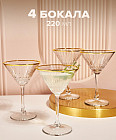 прозрачный/золотой