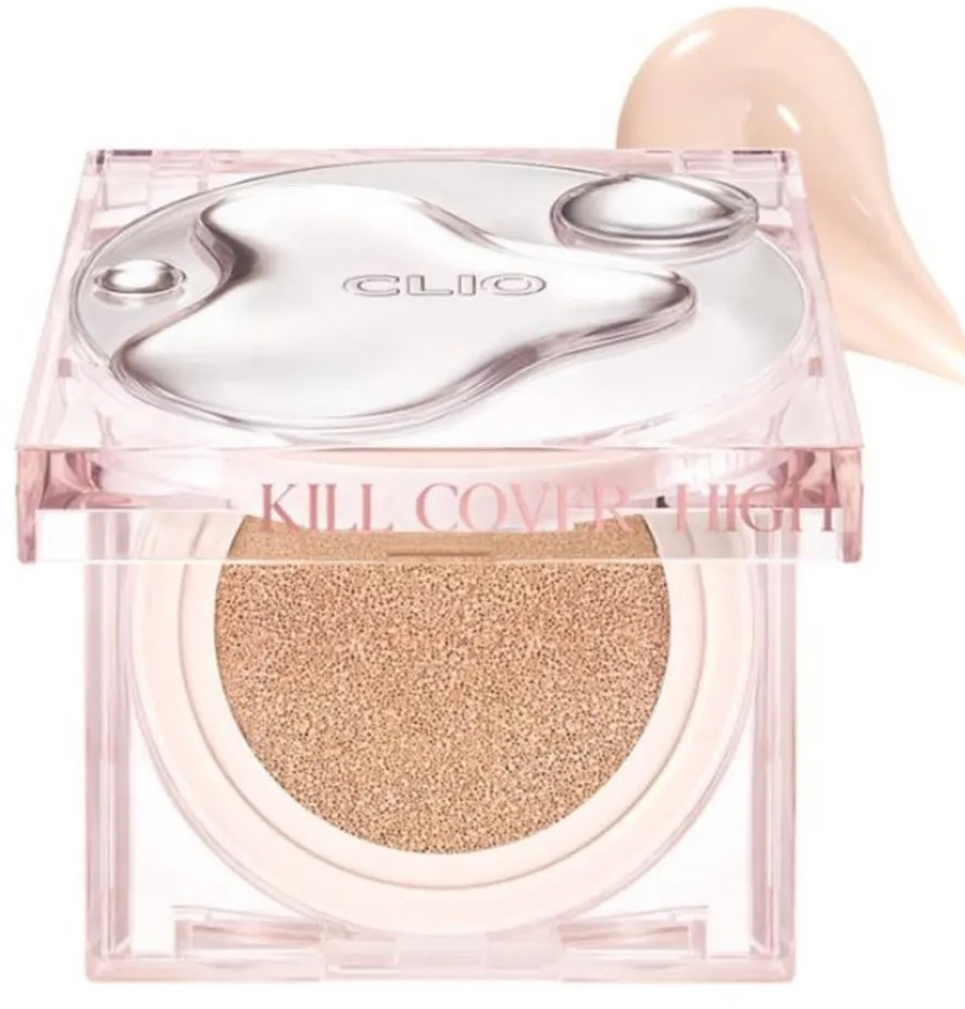 Кушон для лица тональный «Kill Cover High Glow Cushion», оттенок 3-BY Linen | Clio