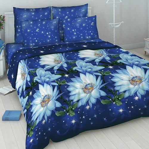 Комплект постельного белья «Ночные грезы» (арт. 4486/1, семейный, бязь, 2 наволочки 70х70) | Русская душа | ТДЛ Текстиль