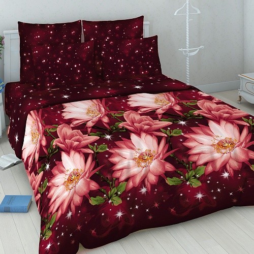 Комплект постельного белья «Ночные грезы » (арт. 4486/2, евро, бязь, 2 наволочки 70х70) | Русская душа | ТДЛ Текстиль