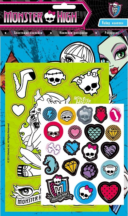 Monster High. Набор наклеек 1 | Monster High