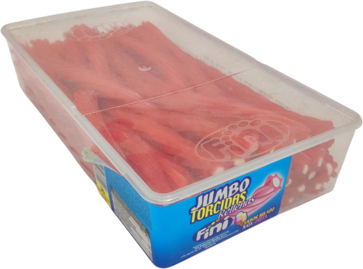 Жевательный мармелад со вкусом пломбира «Жгутики розовые» | Fini