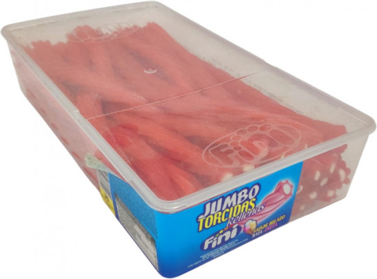 Жевательный мармелад со вкусом пломбира «Жгутики розовые»