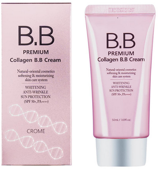 BB-крем с коллагеном «Collagen BB cream» SPF 50, оттенок Бежевый | CROME