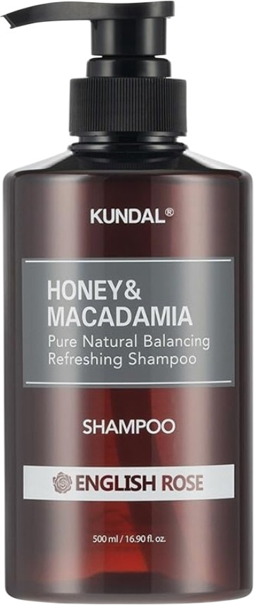 Шампунь для волос «Honey & Macadamia English Rose» | Kundal