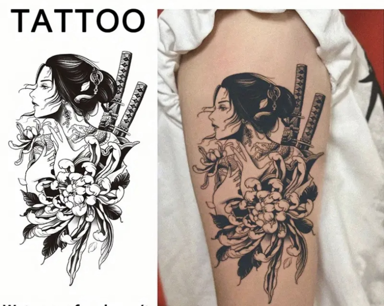 Временное тату