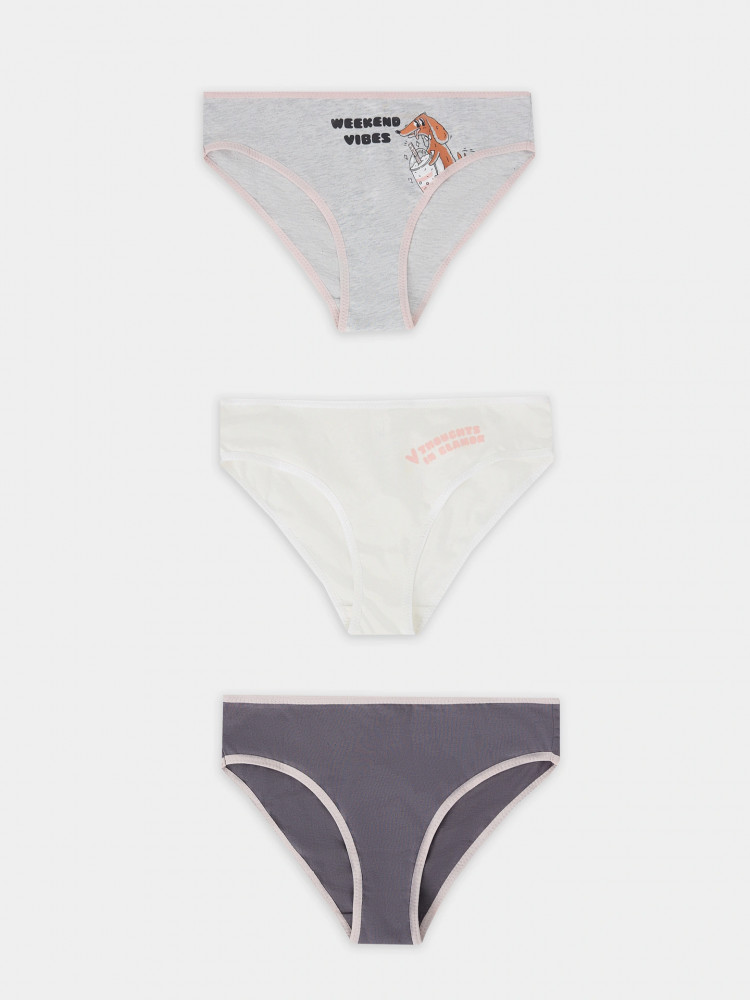 Трусы-слип для девочек комплект | Mark Formelle