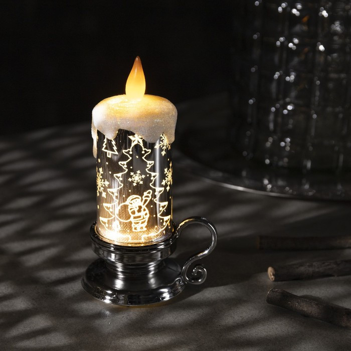 Фигура светодиодная «Свеча с ёлкой» | Luazon Lighting