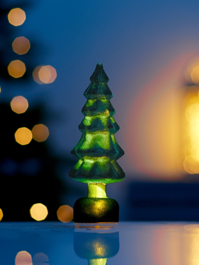 Фигура светодиодная «Ёлочка бархатная зеленая» | Luazon Lighting