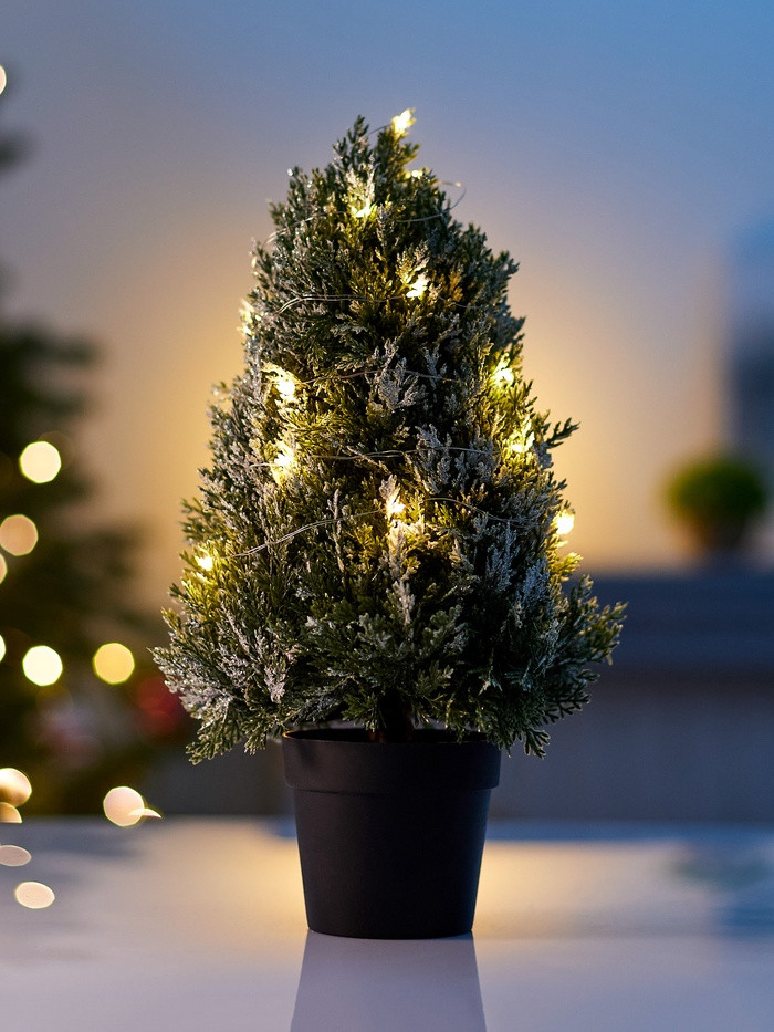 Фигура светодиодная «Можжевельник заснеженный» | Luazon Lighting