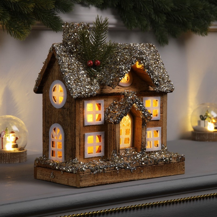 Фигура деревянная «Изба» | Luazon Lighting