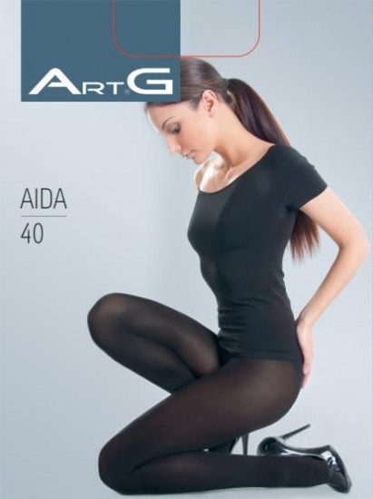 Колготки из микрофибры «Aida» (fume, 40 den)