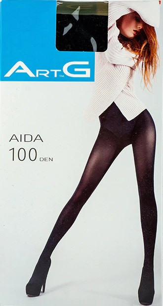 Колготки из микрофибры «Aida» (fume, 100 den) | Art G