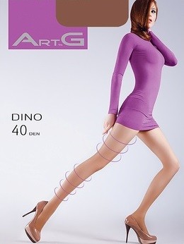 Колготки с шортиками «Dino» (fume, 40 den) | Art G