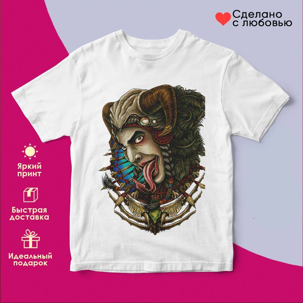 Футболка с принтом «Нечисть» | TopPoshiv