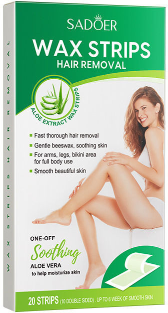 Восковые полоски для депиляции | SADOER