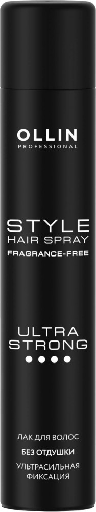 Лак для волос ультрасильной фиксации «Style Hair Spray» | Ollin Professional