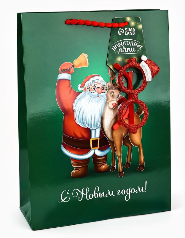 Пакет подарочный «Новогодний» | Дарите Счастье