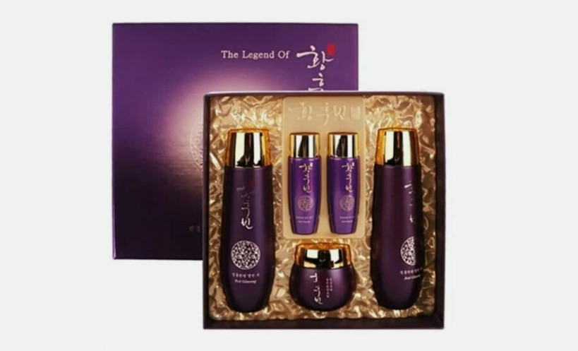 Омолаживающий набор для лица с женьшенем «Hoo Bin Red Ginseng Skin Care Set» | Bergamo